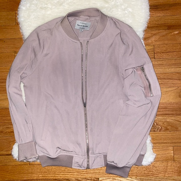 Haute Monde Jackets & Blazers - LIGHT PINK | Bomber jacket!